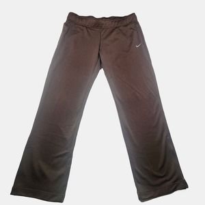 Nike Sportswear Phoenix Fleece Women's XL High-Waisted Wide-Leg Joggers Brown